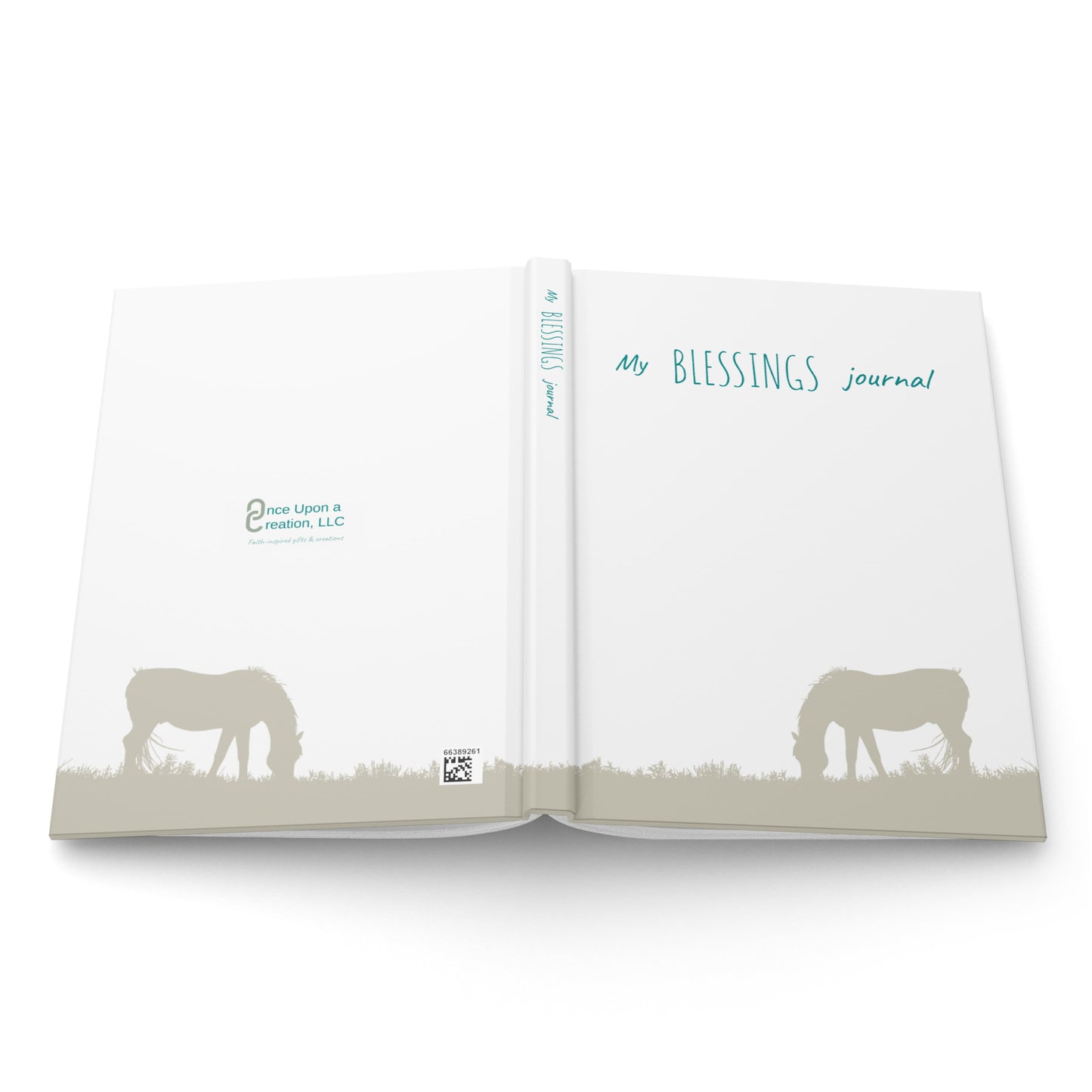 My Blessings Journal - Horse Grazing - Hardcover Journal Matte