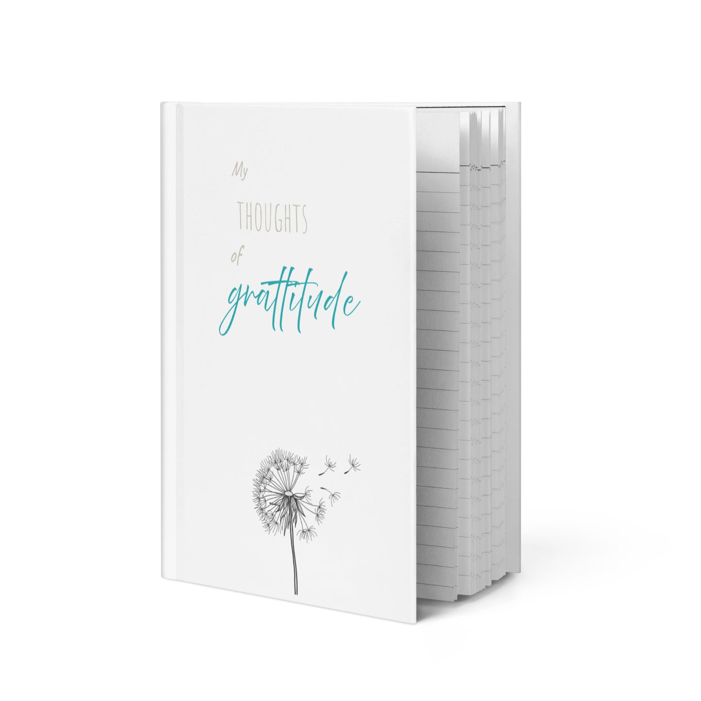 My Thoughts of Grattitude - Dandelion - Hardcover Journal Matte