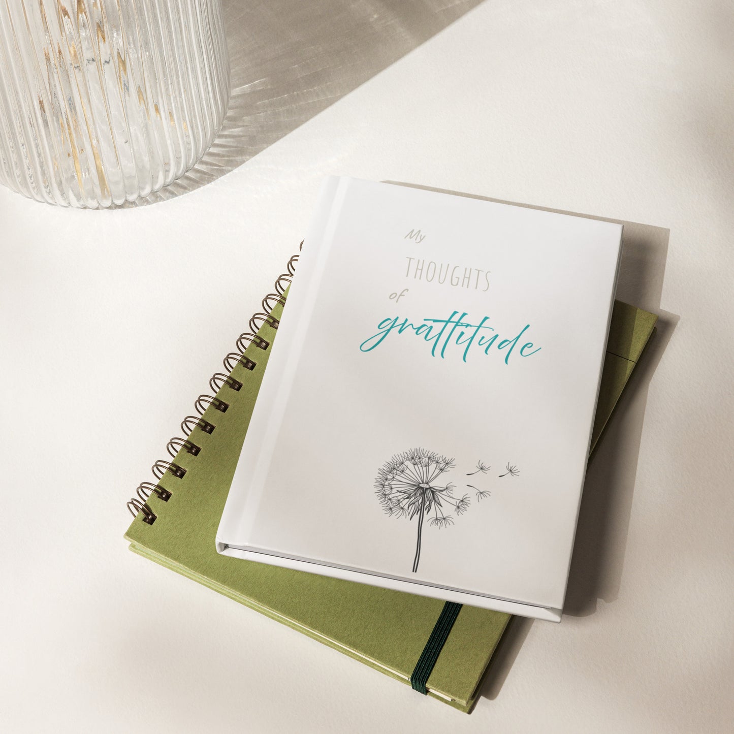 My Thoughts of Grattitude - Dandelion - Hardcover Journal Matte